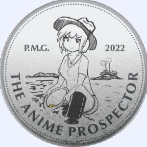 2022 Anime Prospector Gilded 1 oz 999 Silver (OOP)