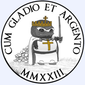 2023 Crusader Gilded 1 oz 999 Silver (OOP)